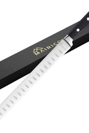 Brisket Slicing Knife - Ultra Sharp Premium 11-inch Stainless Steel Carving Knife for Slicing Roasts, Meats, Fruits and Vegetables