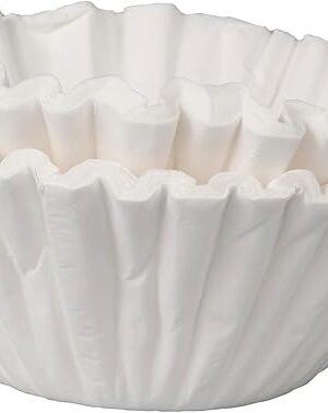 BUNN Commercial Tea & Paper Coffee Filters, 20138.1000 White, 1.5 Gallon, 500 count