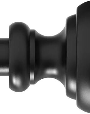 Curtain Rods for Windows 48-84 inch,3/4 inch Heavy Duty Adjustable Decorative Curtain Rod with Modern Finials,Window Rods for Bedroom, Living Room,Patio and Kitchen1