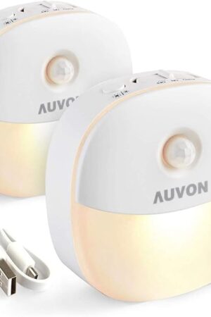 AUVON Night Light Warm White 2 Pack