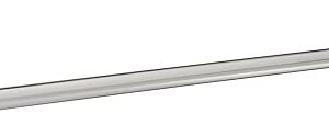 Amazon Basics Straight Modern Towel Bathroom Bar, 24 inch, Satin Nickel