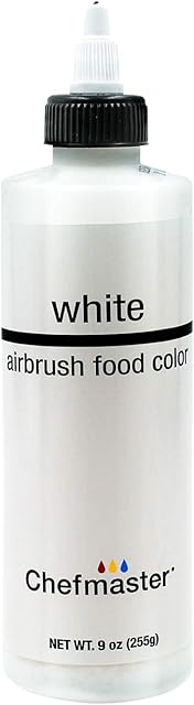 Chefmaster Airbrush Spray Food Color, 9-Ounce, White