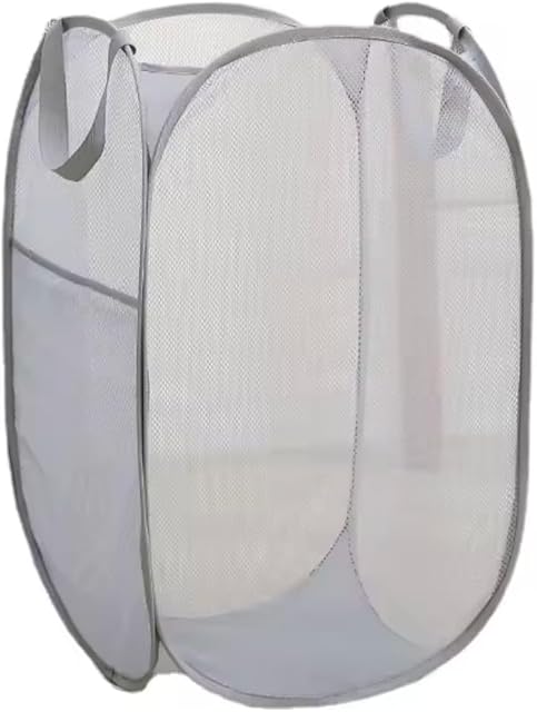 Collapsible laundry bag baskets