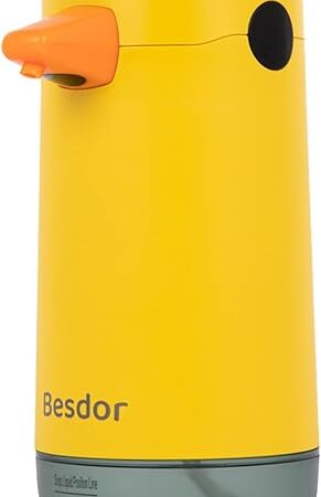 Automatic Soap Dispenser, Yellow Duck Cute Touchless Soap Dispenser, Infrared Sensor, Battery Powered, for Bathroom Kitchen
