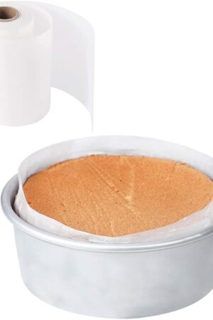 Cake Pan Liner, Nonstick Parchment Paper Liner Roll for Cake Pan, Springform Pan (4in x 164ft)