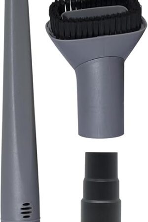 360° Rotating Vacuum Brush, Crevice Tool & Hose Adapter Compatible with Shark Navigator NV350 NV351 NV360 Rotator NV500 NV501 Series - Universal 1-3/8 Inch Vacuum Attachments