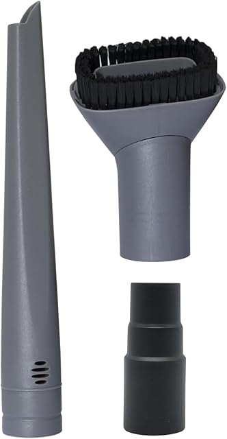 360° Rotating Vacuum Brush, Crevice Tool & Hose Adapter Compatible with Shark Navigator NV350 NV351 NV360 Rotator NV500 NV501 Series - Universal 1-3/8 Inch Vacuum Attachments