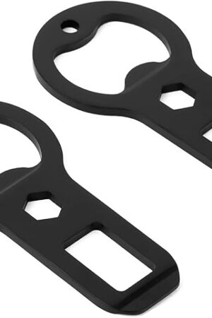 2 Pcs Bottle Opener with Anti-Rust Coating, Portable Stamped Steel Bottle Opener, Beer Bottle Cap Opener Keychain for Bartender, Bar, Kitchen, Outdoor, etc.