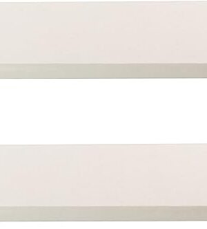 2 Pcs Water Absorbing Stone Trays, Kitchen/Bathroom Sink Soap Dish, Diatomite Tray Used for Hand Soap & Cosmetic Bottles in The Modern Home, 3.15" W x 8.7" L, White