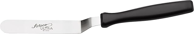 Ateco Ultra Offset Spatula with 4.25" x 0.75" Stainless Steel Blade, 4½", Silver