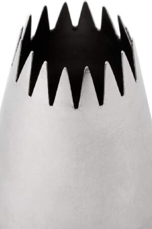 Ateco # 867 - French Star Pastry Tip .56'' Opening Diameter- Stainless Steel