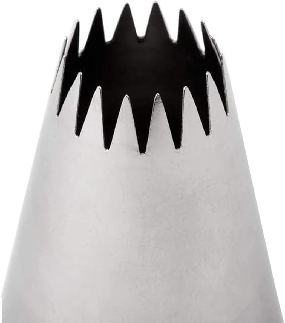 Ateco # 867 - French Star Pastry Tip .56'' Opening Diameter- Stainless Steel