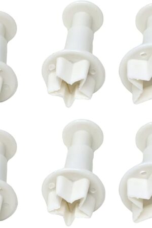 yueton 2SET Star Shaped Mini Spring Embossing Mold Star Shaped Gummy Plunger Cutter Cookie Cutting Mold for Cake DIY Decoration Tool Baking Tools