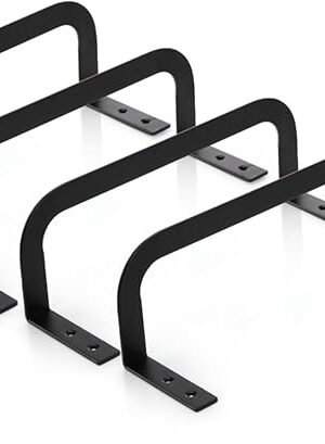 4 Pcs Mattress Retainer Bar, Metal Mattress Slide Stopper, Non Slip Mattress Holder in Place Gripper, Thicken Bed Frame Gaskets to Prevent Sliding, Stabilizer Baffle for Bedroom Bed Frame