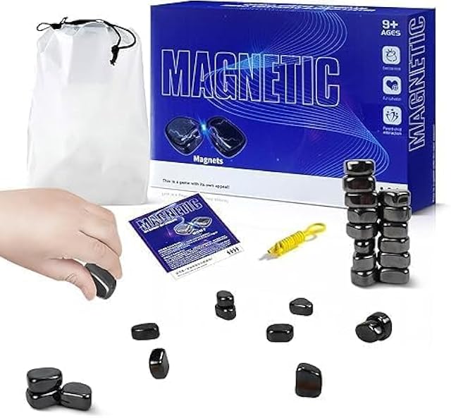 The Magnetic Chess Game, Multiplayer Battle Magnet Board Games, 2025 Family Games for Adults, Valentines Day Gifts, Tabletop Magnetic Strategy Game, Portable Magnetic Chess Set with Storage Bag