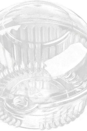 Cupcake Holders Individual,50 PC Cupcake Containers Disposable Clear Plastic Single Muffin Dome Holders Cases Individual Cupcake Boxes Bulk (white, 50 pcs)