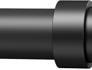 BRIOFOX Tension Curtain Rod Adjustable 32 to 78 inch - Spring Tension Shower Curtain Rod No Drilling Non Slip, Matte Black