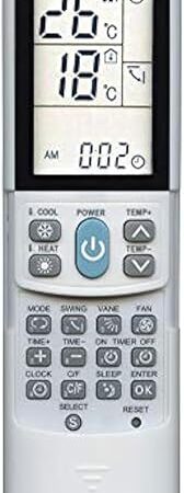 Anderic KTN828 Universal Mini-Split Air Conditioner Remote Control - Works Most Major Brands: Lennox, Samsung, Kenmore, Toshiba, Sanyo, Haier, Mitsubishi, Frigidaire, Hitachi, LG, Panasonic, Sharp
