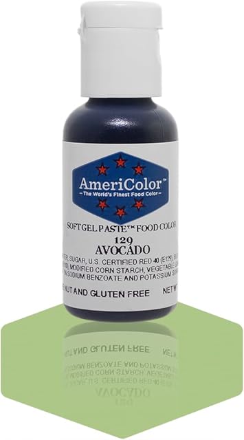 Americolor Soft Gel Paste Food Color, 75-Ounce, Avocado Green