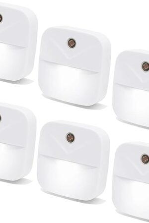 6 Pack Night Light White LED