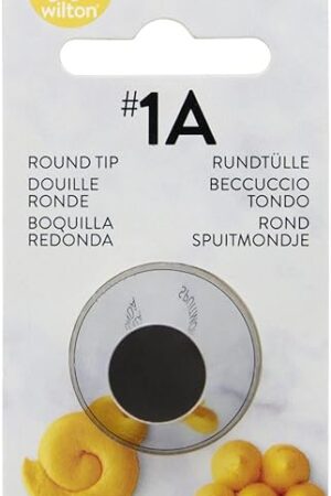 Wilton Decorating Tip-1A Round Carded, Package May Vary