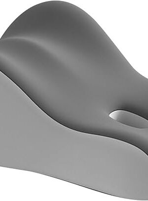 Couples Butt Cushion Pillow for Intimacy, Low-Profile Ergonomic Memory Foam Pillow for Bed, Home Pillows for Sitting and Lying, Recovers After Impact, Provides Intimacy Support (Dark Grey)
