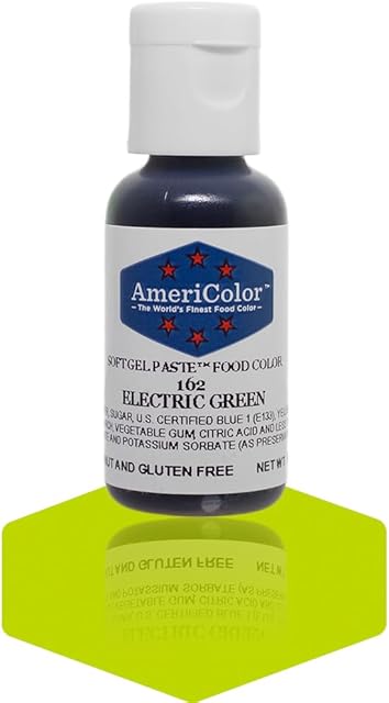 Americolor Gel Paste Food Color, Electric Green