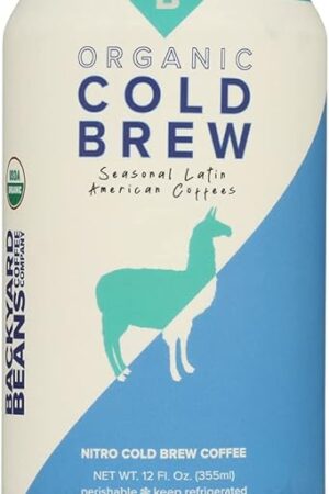 BACKYARD BEANS Organic Nitro Cold Brew, 12 FZ