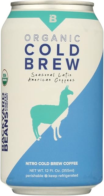 BACKYARD BEANS Organic Nitro Cold Brew, 12 FZ