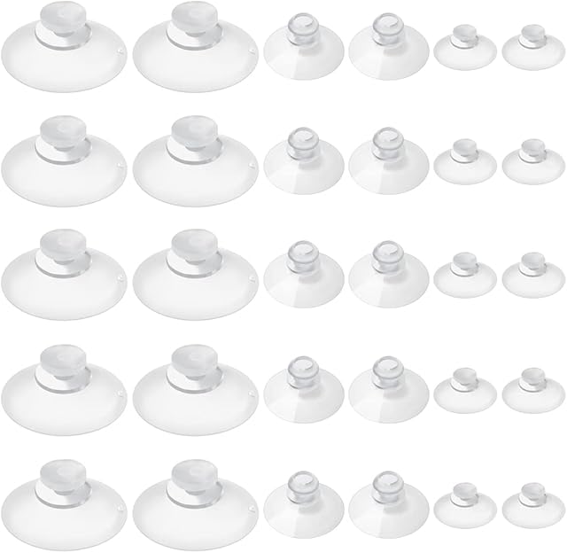 Clear Plastic Suction Cups Without Hooks