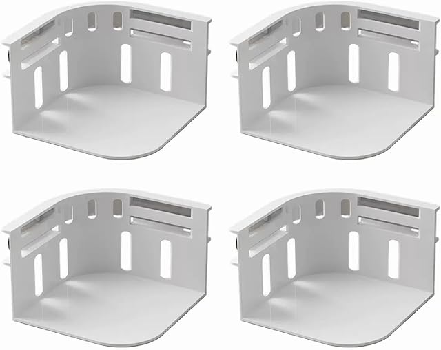 Bed Sheet Holder 4Pack,Ultra Secure Mattress Fit,Banish Slipping & Wrinkles, Adjustable and Durable Elastic Straps with Extra - Strong Grip for Every Bed Size(White)