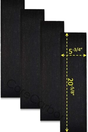 4-Pack Exact Fitment Pre-Filter Designed to Fit Honeywell Air Genius 3, 4, 5, 6 Purifier - Models HFD300, HFD310, HFD314, HFD320, HD320, HFD323CV1, HFD323-TGT, HFD324, HFD360B