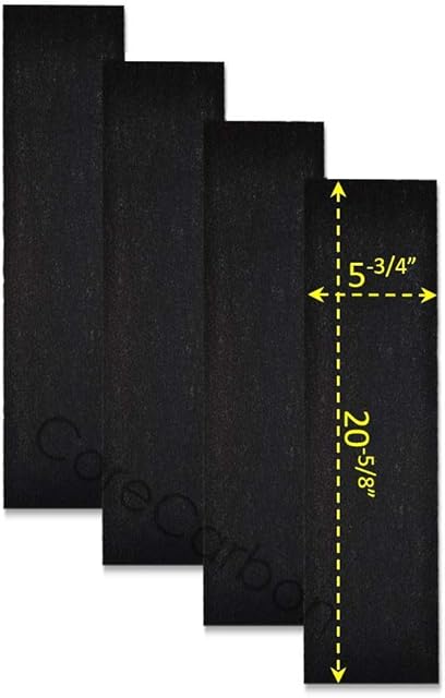 4-Pack Exact Fitment Pre-Filter Designed to Fit Honeywell Air Genius 3, 4, 5, 6 Purifier - Models HFD300, HFD310, HFD314, HFD320, HD320, HFD323CV1, HFD323-TGT, HFD324, HFD360B