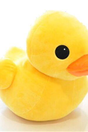 VIDOSCLA Yellow Duck Stuffed Plush Pillow Animal Dolls Super Soft Huggable Toy Gift for Children