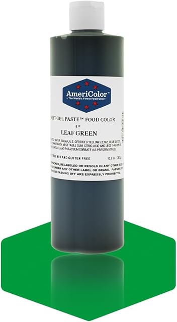 Americolor Soft Gel Paste Food Color, 13.5-Ounce, Leaf Green