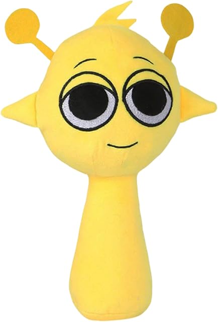 The Sprunki Plush, Simon Sprunki Plushies Cute Stuffed Animals Pillow Plush Figure Sprunky Toys Doll Fun Gifts for Kids Adult Playtime Christmas Birthday(Yellow)