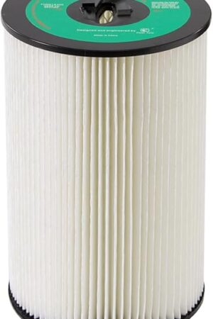 CF Clean Fairy Vacuum Cleaner Filter 1-piece Replacement for Dirt Devil/Titan 10 Inch Cartridge Filter 8107-01 for Vacuflo FC610 FC1550 Royal CS1200