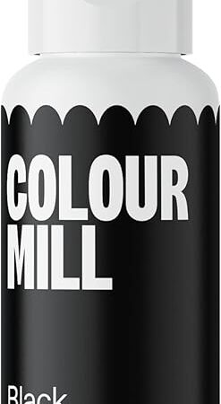 Colour Mill Oil-Based Food Coloring, 20 Milliliters Black