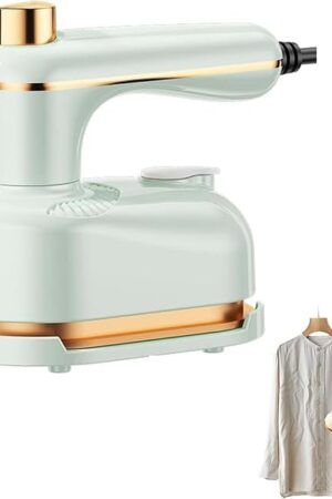 2-in-1 Portable Steam,1000W Portable Steamer with 5-Second Fast Heating,Lightweight & Compact Travel Iron for Clothes,Perfect for Home,Business & Hotels