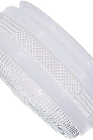 6-Inch Drum Shade Replacement Glass Shade - 5-7/8-Inch Fitter Opening