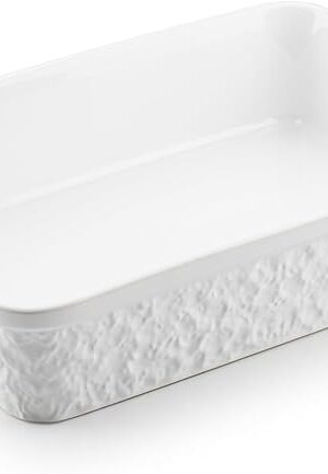 Casserole Dish for Oven, 4.2 QT Baking Dish, 9x13 Large Porcelain Baking Pan, Durable Rectangular Lasagna Pan Deep with Handles, Microwave Oven Safe