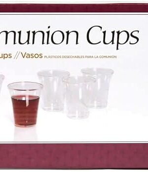 BROADMAN CHURCH SUPPLIES Plastic, Disposable, Recyclable Communion Cups, 1000 Count