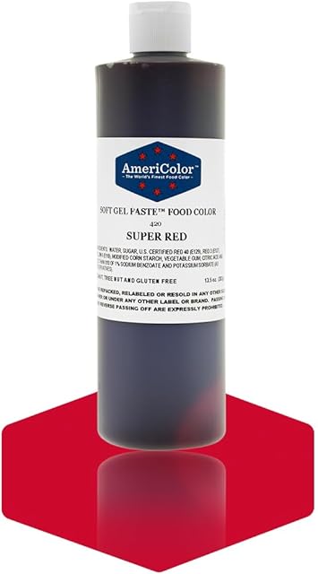 AmeriColor Food Color Super Red 13.5 Oz