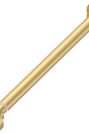 AIZESI Small Tension Rod 18 To 27 Inch，1 - Inch Diameter Gold Tension Curtain Rod Small Tension Rod No Drilling, Anti - Slip, Anti - Rust Short Tension Rod