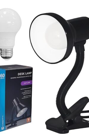 Xtricity Clip on Desk Lamp 6W Black Finish