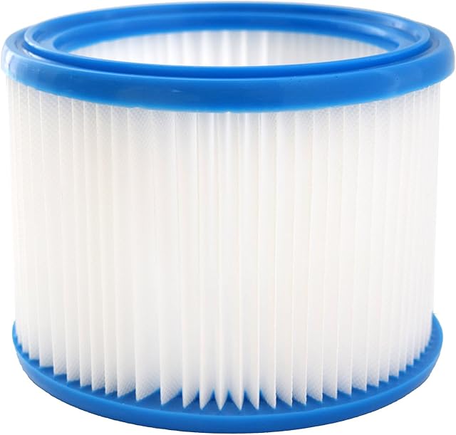 Vacuum Cleaner HEPA Replacement Filter Element Part Accessory Compatible with Stihl SE 61, SE 62, SE 62 E, SE 85 C, SE 90, SE 100, SE 122, SE 122 E,Durable, Washable