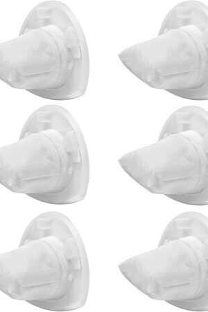 6 Pack VF110 Vacuum Filter-Compatible for Black and Decker Hand Vacuum Filter by Blutoget - Replaces CHV1410L CHV9610 CHV1210 CHV1510 CHV1410L32 HHVI315JO32 HHVI315JO42 HHVI320JR02 90558113-01