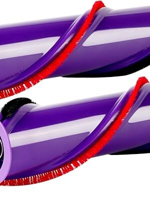 2 Pack Roller Brush Replacement Compatible with Dyson V8 Absolute,V8 Absolute Pro Cordless Vacuum Cleaner,Vacuum Attachment Parts（Only compatible with third-party direct drive vacuum heads）
