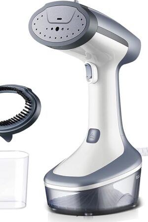 YIKA Steamer for Clothes, Travel Clothes Steam Iron, Portable Clothing & Garment Wrinkle Remover, 30s Heat Up, 300ml Detachable Water Tank, 25 Minutes Continuous Steam for All Kinds of Fabrics