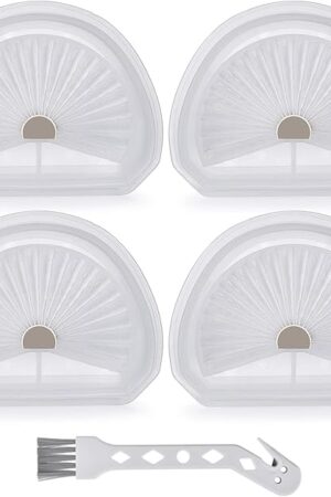 4 Pack VLPF10 Replacement Filters Compatible with Black and Decker Hand Vacuum HLVA320J, HLVA315J62, HLVA325JP07, HLVA325BP07, HLVA320J00, HLVA325J10, N575266, Compare to Part #VLPF10